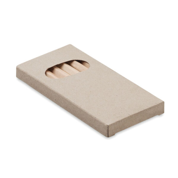 6 coloured pencils in box 3 mustang advertising trading llc