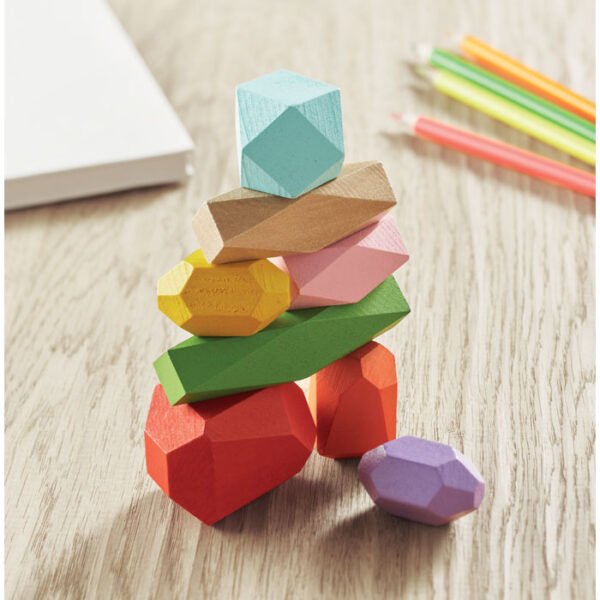 8 stacking wood rocks in pouch 3 gift suppliers