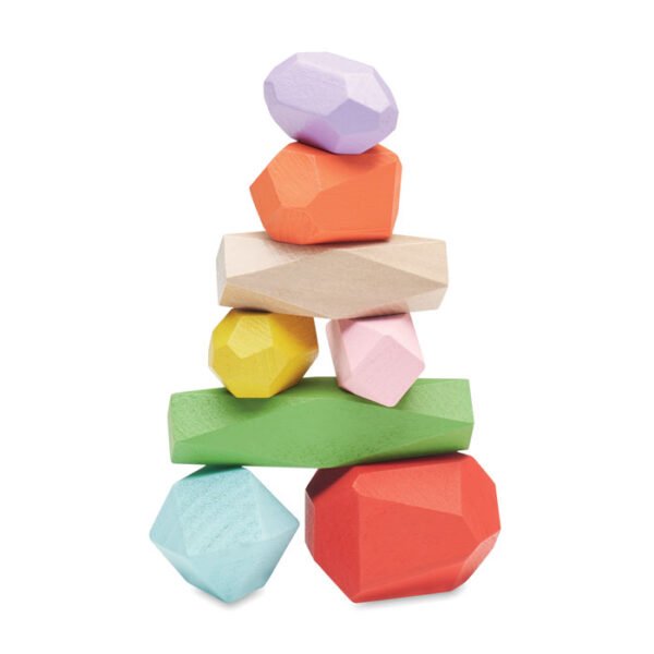 8 stacking wood rocks in pouch 5 gift suppliers