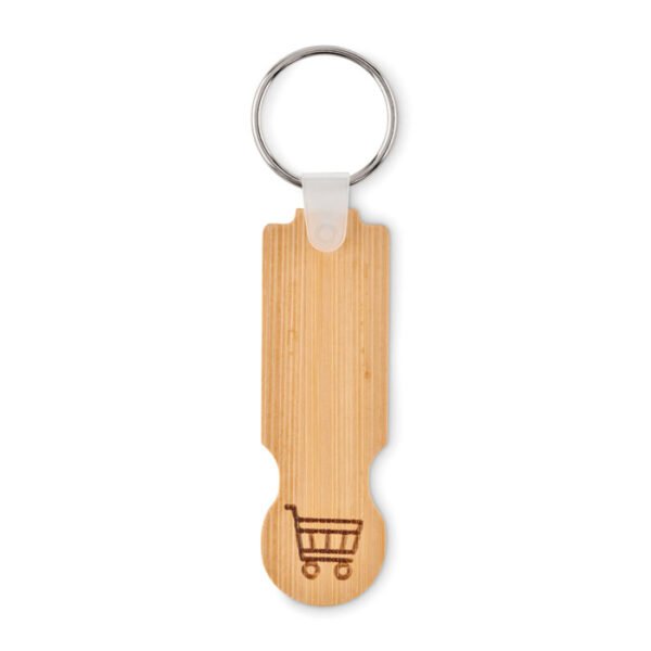 Bamboo euro token key ring 2 gift suppliers