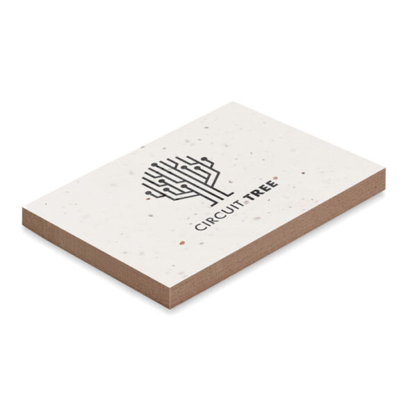 Grassseed paper memo pad for business gift