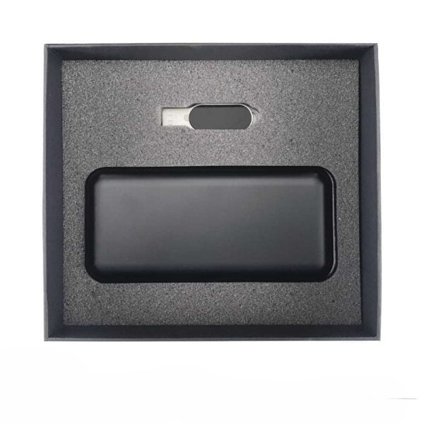 Wireless power bank with suction and usb flash drive for seamless charging and convenient storage