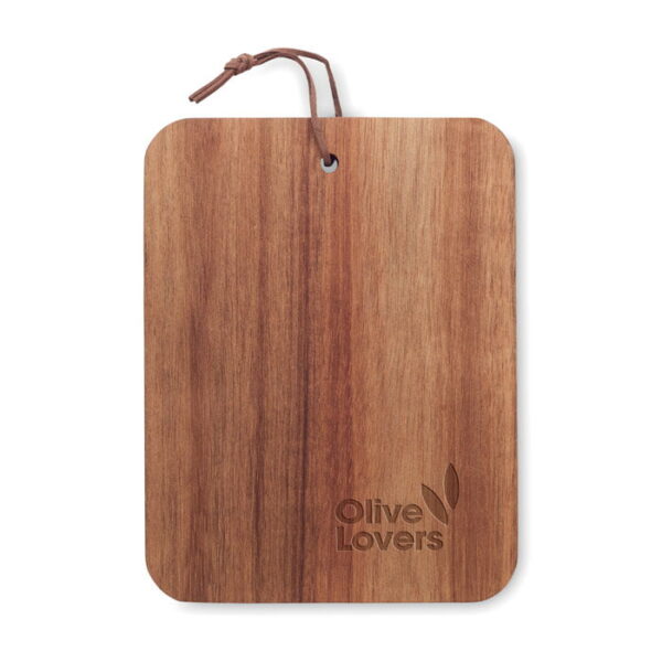 Durable and stylish acacia wood cutting board for kitchen use