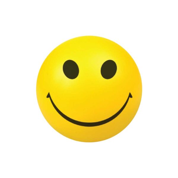 Smiley face stress balls customizable for stress relief