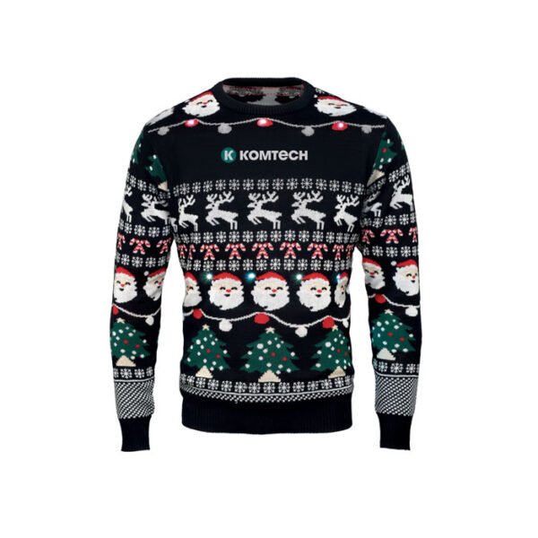Christmas sweater with 10 led lights in acrylic gift suppliers