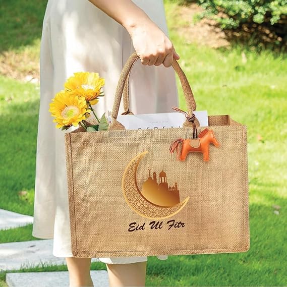 Jute bag for eid celebration