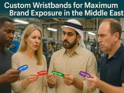 how to design custom wristbands for maximum brand exposure in the middle east