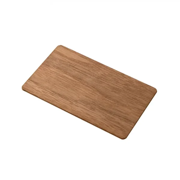 Custom laser engraved printed wood nfc cardsin uae