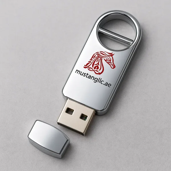 Custom metal keyring usb drive