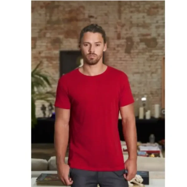 Custom slub men t shirt