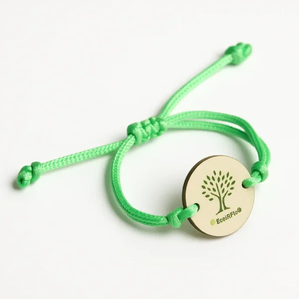 Fabric wooden bracelet hotel lock rfid wristband in qatar