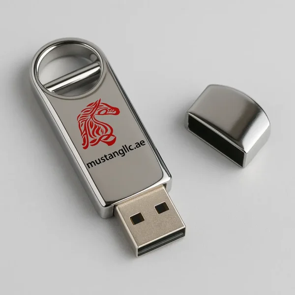Metal keyring usb drive in gcc