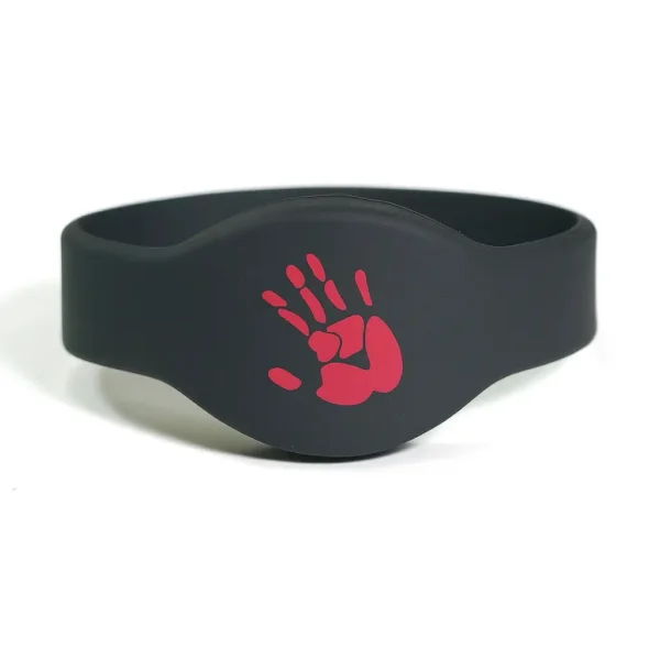 Oval head nfc wristband rfid silicone in qatar
