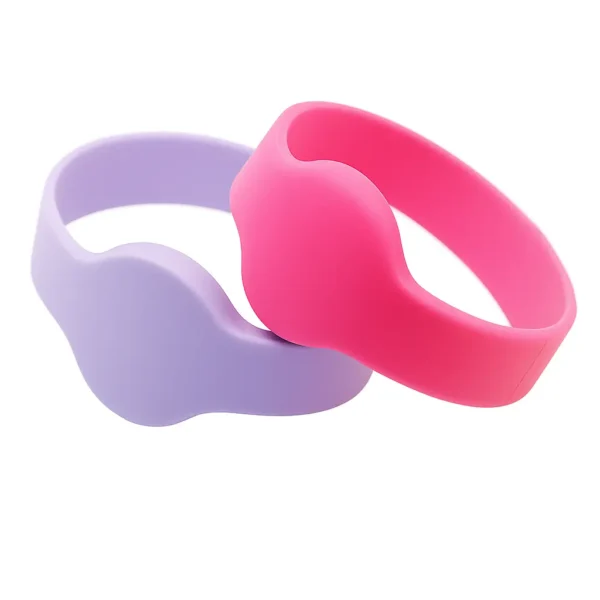 Silicone wristband rfid