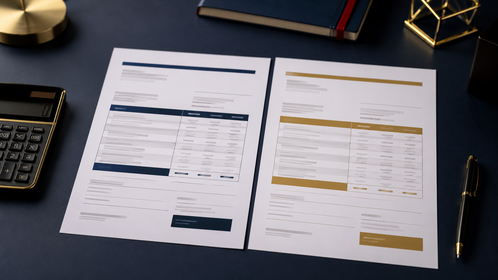 Comparing corporate gift supplier quotes side by side